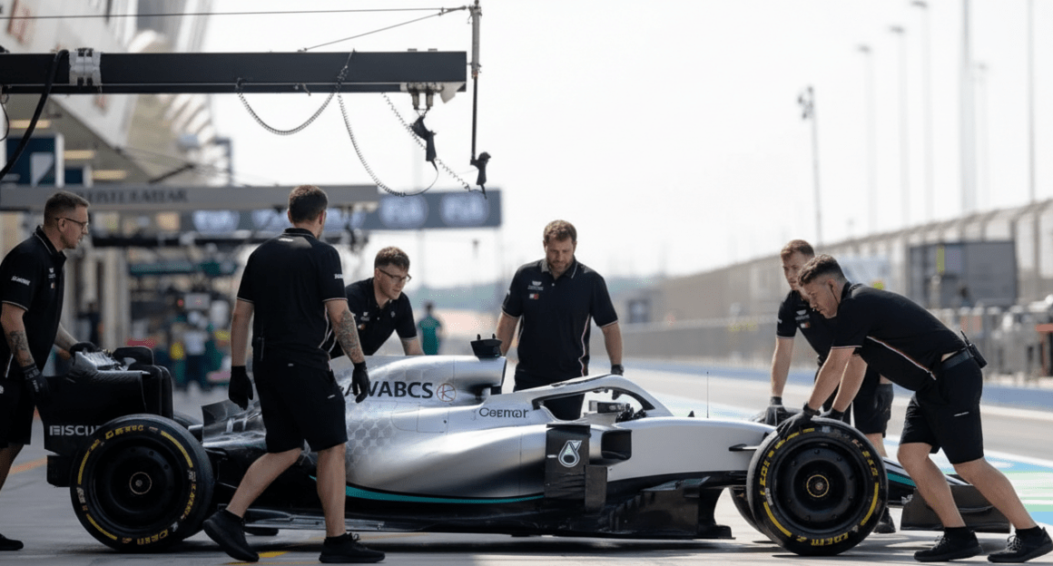 Cadillac fake tyres on F1 2026 Season