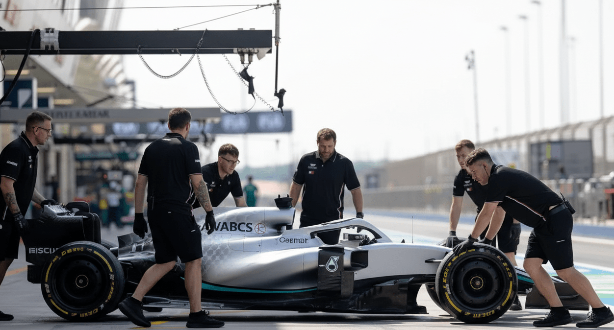 Cadillac fake tyres on F1 2026 Season