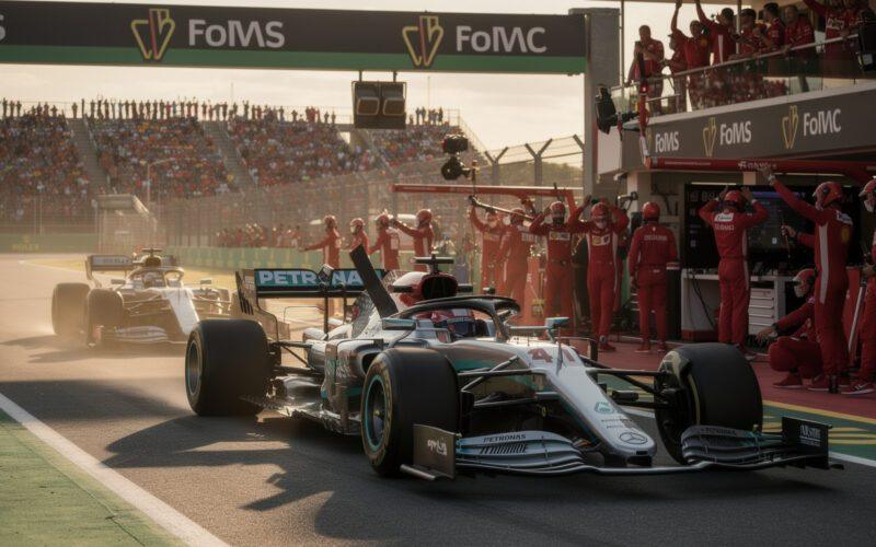 experience the thrilling australian grand prix where george russell secures a stunning victory for mercedes, achieving a 1-2 finish, while ferrari's strategy missteps lead to unexpected challenges.