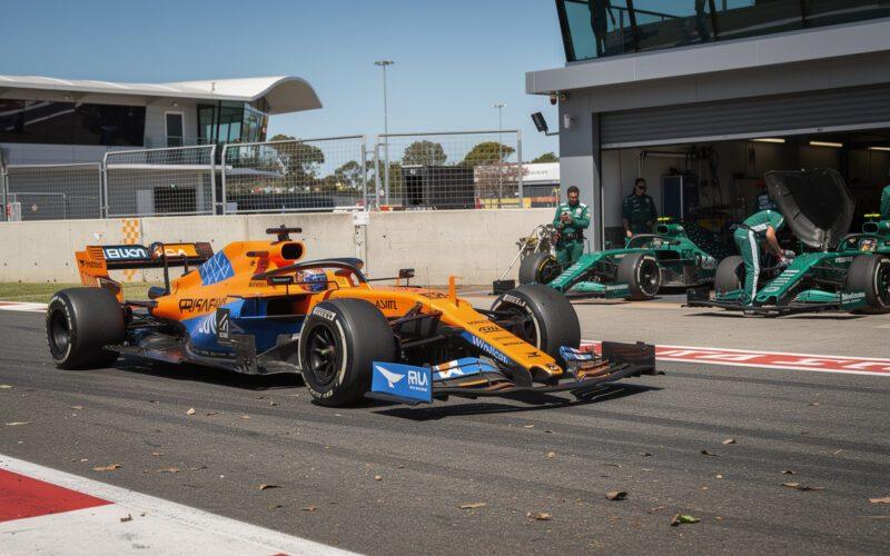 oscar piastri leads the fp2 session at the f1 australian gp as aston martin continues to face challenges, showcasing a thrilling battle in the early stages of the race weekend.