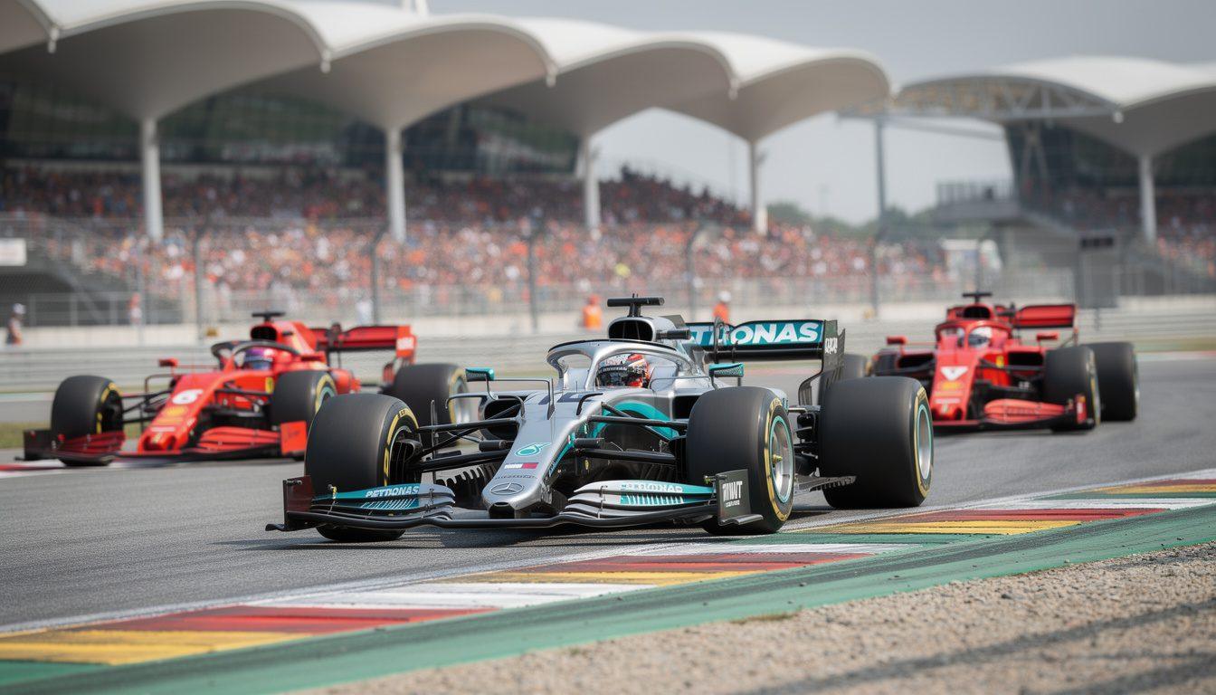 discover how george russell secured a thrilling sprint victory at the f1 chinese grand prix, outpacing ferrari rivals in an intense race.