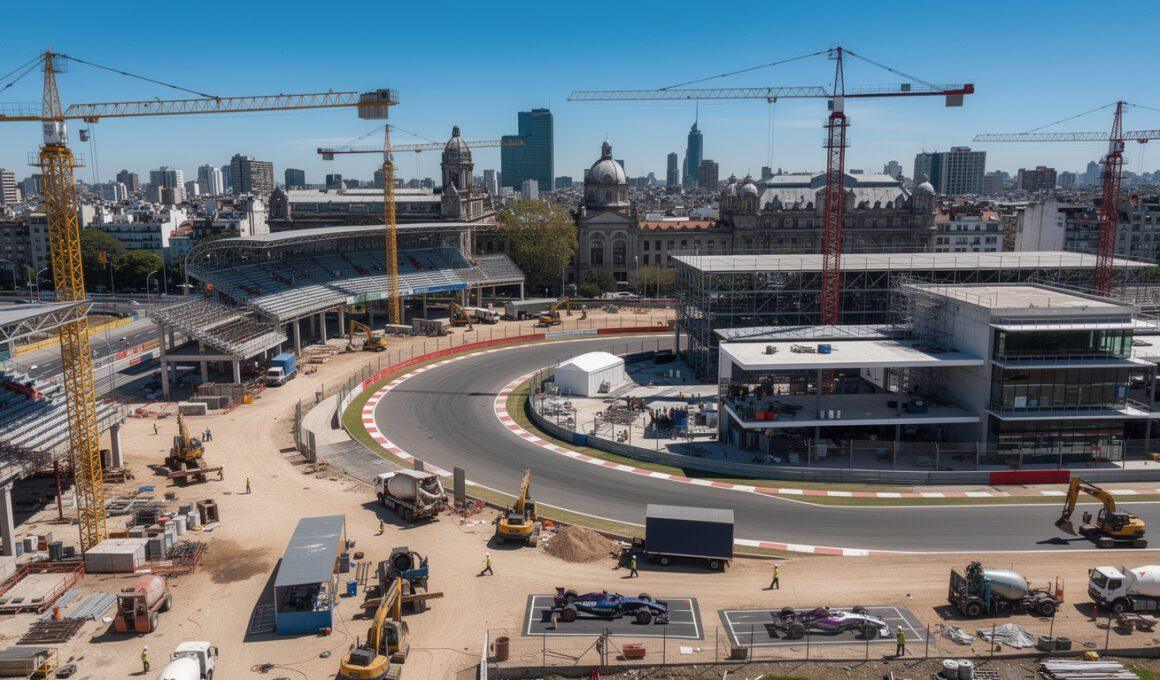 progress accelerates at buenos aires motogp circuit as anticipation builds for its potential to host f1 races, marking a new chapter in motorsport history.