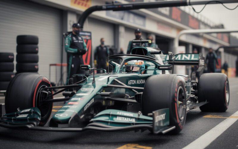 fernando alonso will start the race from the pit lane after aston martin implements major modifications, impacting his race strategy and performance.
