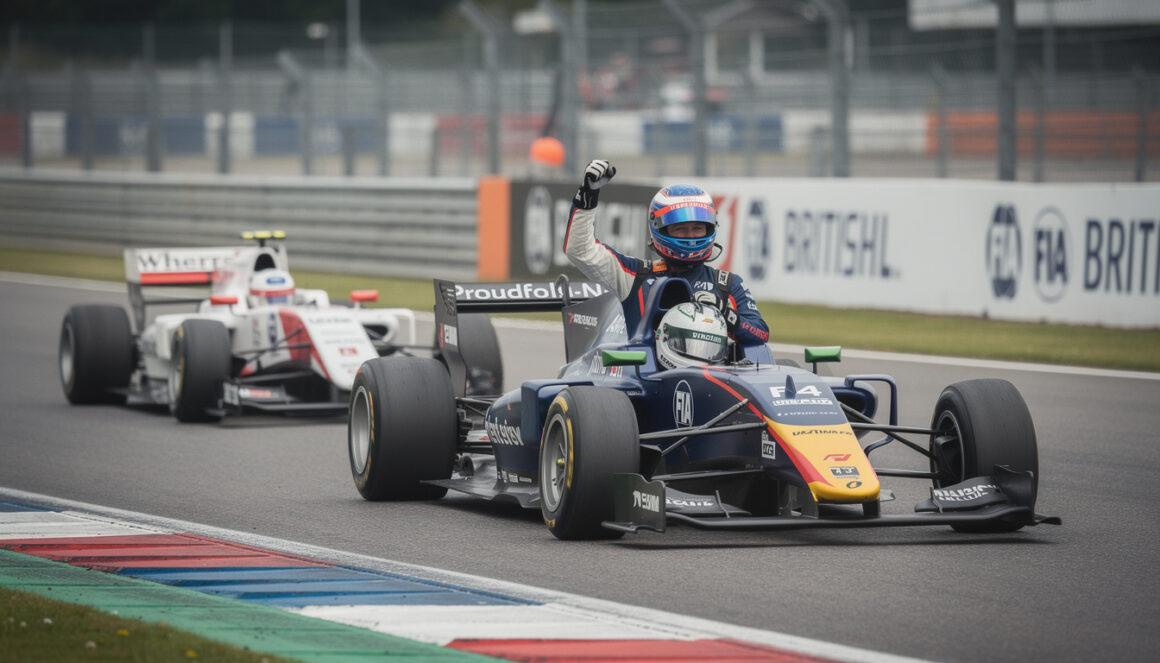 proudfold-nalder wins the brdc international trophy as wherrell takes the lead in the british f4 championship, showcasing top racing talent and thrilling competition.
