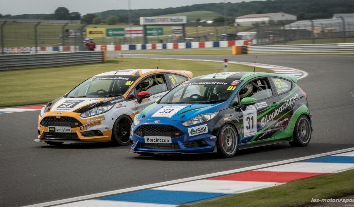 experience the excitement at donington park as three unique fiesta st150 champions compete in a thrilling brscc showdown, showcasing skill and speed on the track.