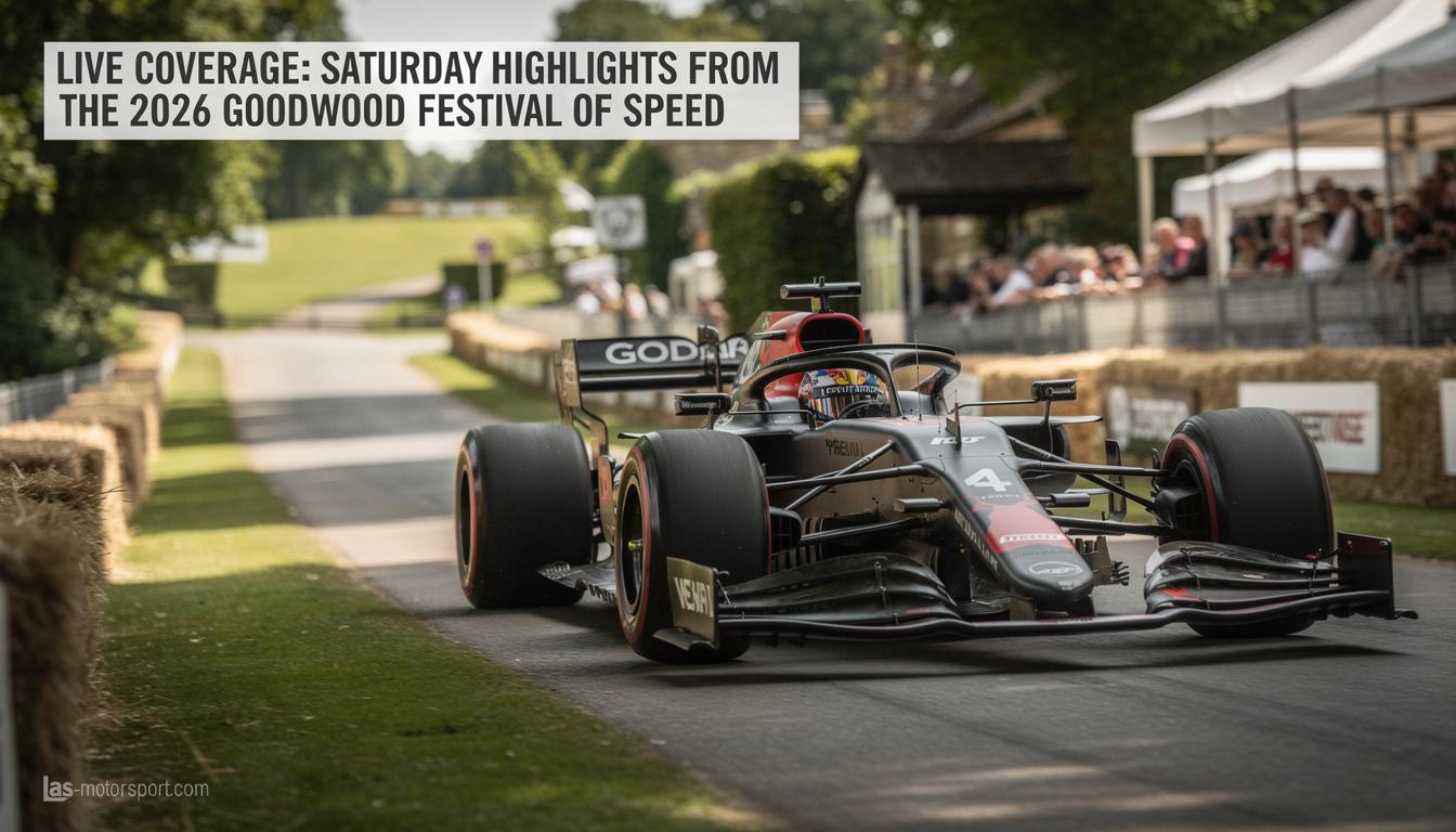 get live coverage and exciting highlights from saturday at the 2026 goodwood festival of speed. stay updated with all the thrilling moments and latest news from the event.
