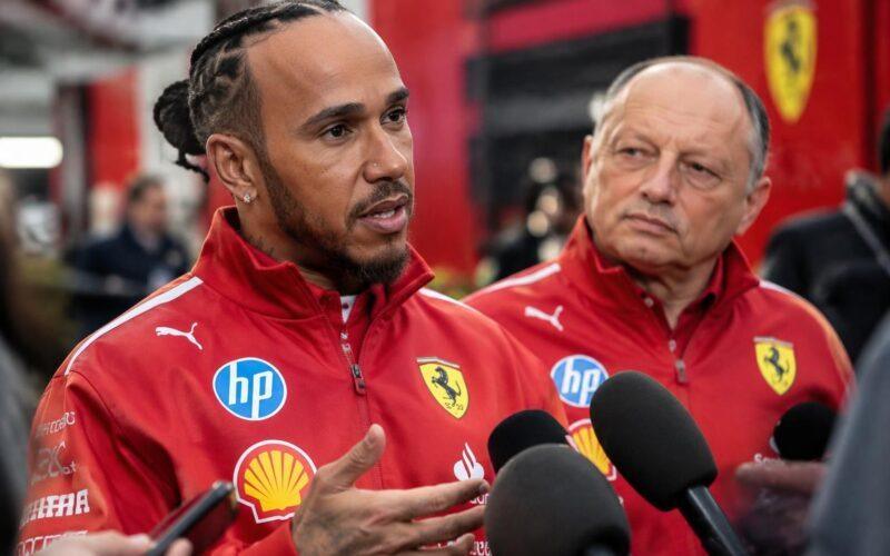 lewis hamilton dismisses speculation surrounding fred vasseur, saying critics looking to assign blame should focus elsewhere amid formula 1 rumours.