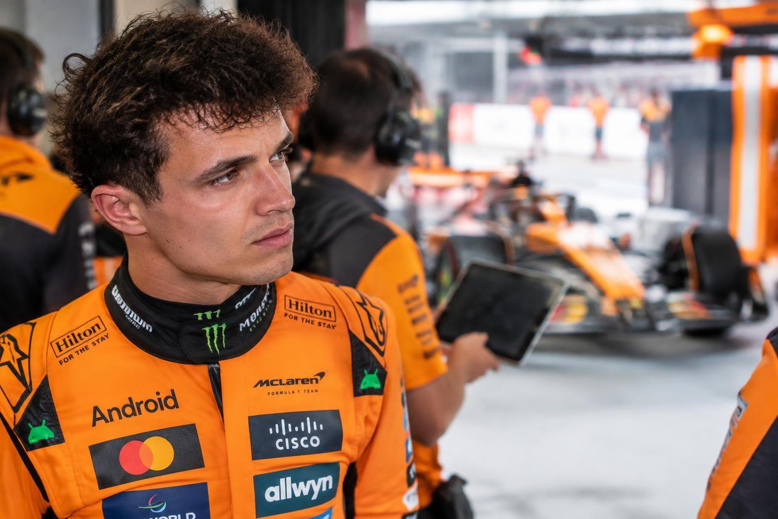 lando norris reacts to the stewards’ verdict after oscar piastri’s nightmare crash, as the incident raises questions about responsibility and its impact on the race.